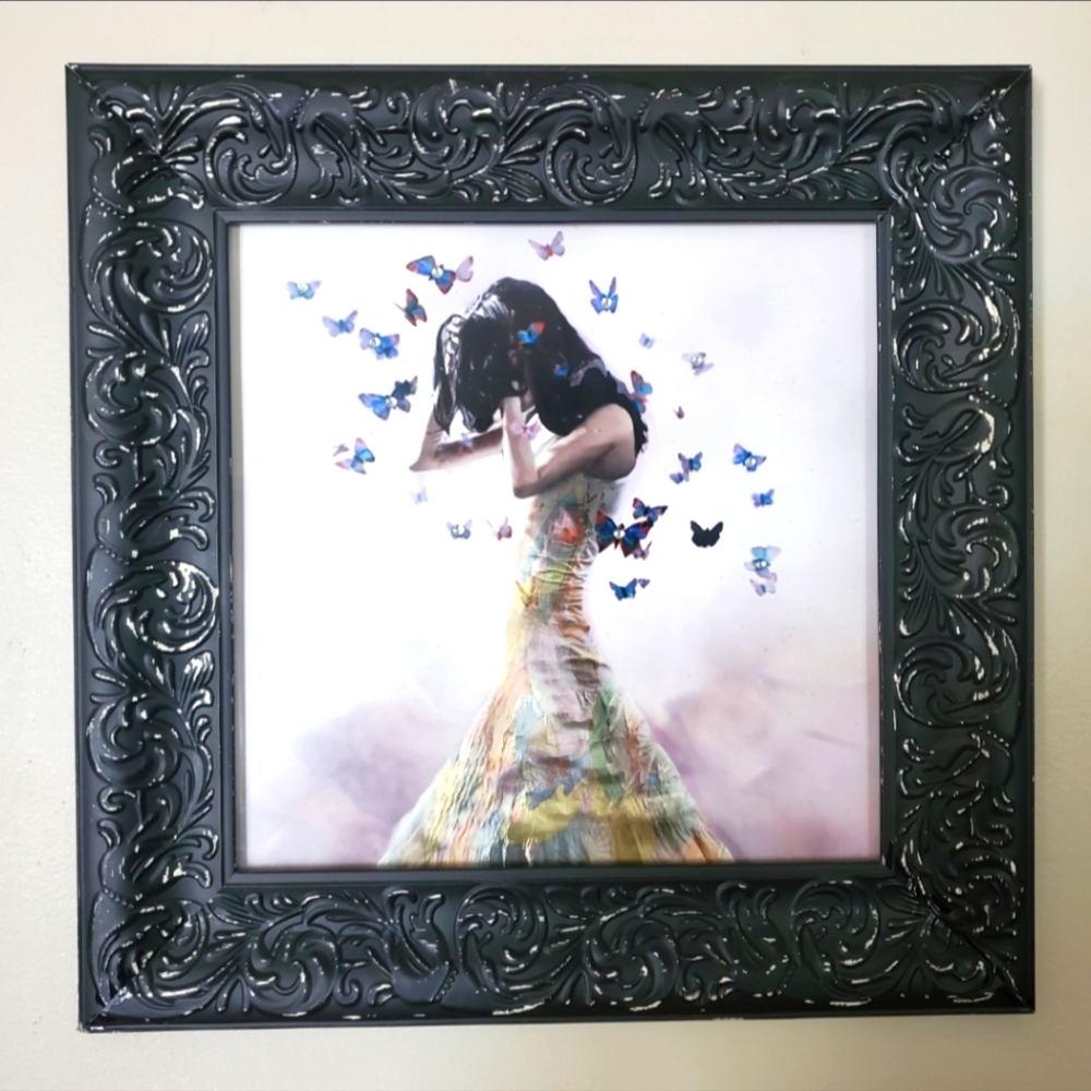 Framed Art "Fear the‎ Worst" by Christopher Cuseo 17x17